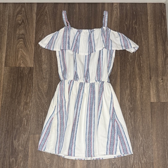 Abercrombie Kids Blue and Red Patterned Dress Girls Size 15/16 - Picture 10 of 11